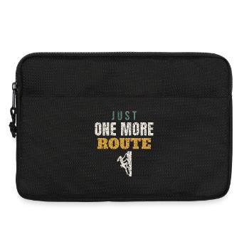 Just One More Route - Laptoptasche 13" - Schwarz - Vorne