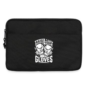 Levez vos gants de boxe - Sacoche pour ordinateur portable 13 pouces - noir - Devant