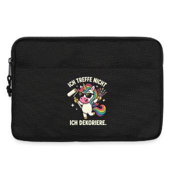 Ich treffe Nicht Ich dekoriere - Laptoptasche 13" - Schwarz - Vorne