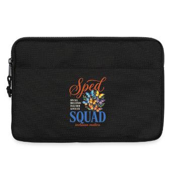Enseignant en éducation spécialisée de l’équipe spécialisée Butterfly - Sacoche pour ordinateur portable 13 pouces - noir - Devant