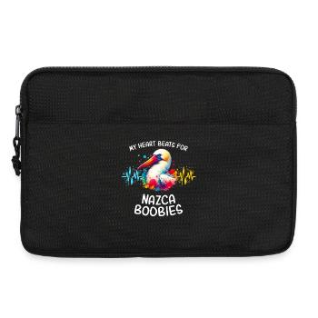 Ligne du cœur Nazca Booby - Sacoche pour ordinateur portable 13 pouces - noir - Devant