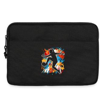 Football féminin - Sacoche pour ordinateur portable 13 pouces - noir - Devant