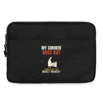 Apiculture, mon fumoir s’éteint, drôle d’apiculteur d’apiculture. - Sacoche pour ordinateur portable 13 pouces - noir - Devant