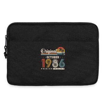 Original 1986 – 40e anniversaire Vintage Rétro - Sacoche pour ordinateur portable 13 pouces - noir - Devant