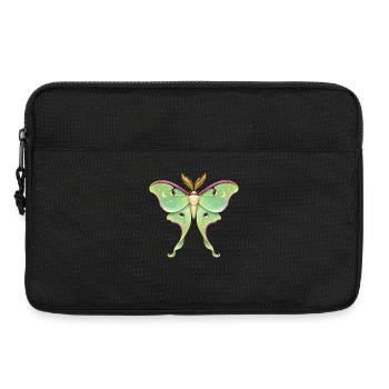 Luna Moth Illustration Céleste Actias luna - Sacoche pour ordinateur portable 13 pouces - noir - Devant