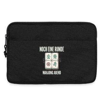 Noch eine Runde Mahjong Abend - Laptoptasche 13" - Schwarz - Vorne