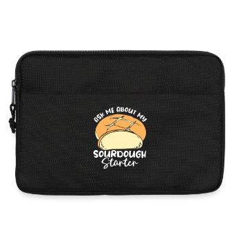 Bread Baker Bakery Bread Roll Baking - Laptop bag 13" - black - Front