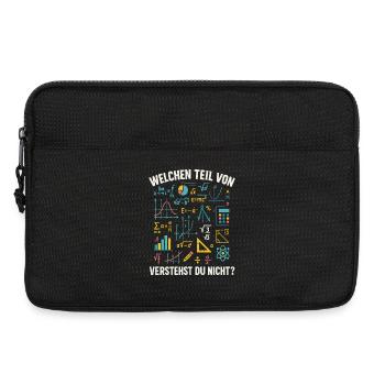 Mathe Spruch Welchen Teil Verstehst Du Nicht? - Laptoptasche 13" - Schwarz - Vorne