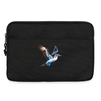 Cadeau des seins aux pieds bleus - Sacoche pour ordinateur portable 13 pouces - noir - Devant