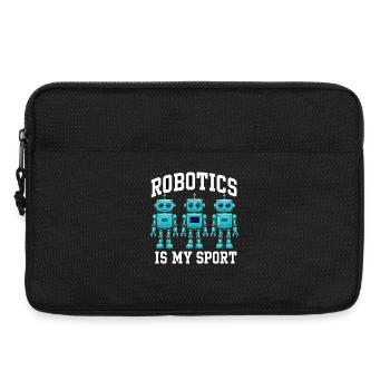 La robotique est mon sport robotique STEM robotik - Sacoche pour ordinateur portable 13 pouces - noir - Devant