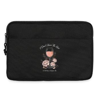 Je n’ai pas le verre rose - Sacoche pour ordinateur portable 13 pouces - noir - Devant
