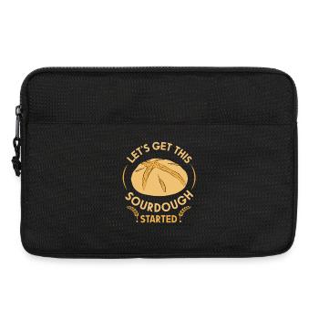 Bread Baker Bakery Bread Roll Baking - Laptop bag 13" - black - Front