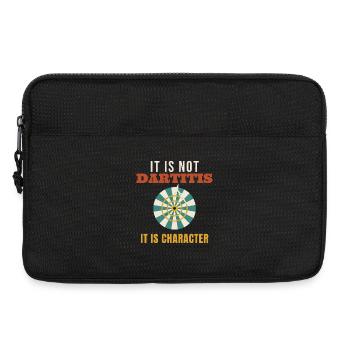Des fléchettes, ce n’est pas de la Dartitis, c’est un personnage drôle. Dar. - Sacoche pour ordinateur portable 13 pouces - noir - Devant