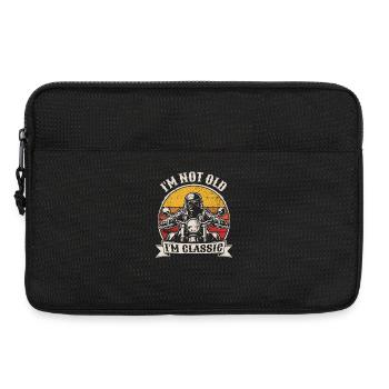 Je ne suis pas vieux, je suis du classique | Biker | Moto - Sacoche pour ordinateur portable 13 pouces - noir - Devant