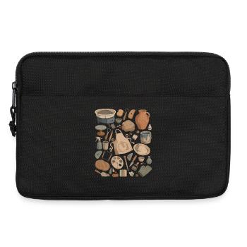 Pottery Love | Ceramics & Pottery - Laptop bag 13" - black - Front