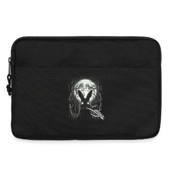 Skelettboop, gruselig, niedlich, Hasen, Goth, - Laptoptasche 13" - Schwarz - Vorne