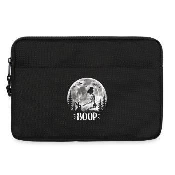 Skeleton Boop Creepy Cute Bunny Goth - Laptop bag 13" - black - Front