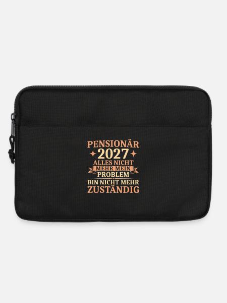 Pensionär 2027 Abschiedsgeschenk Kollege Pension - Laptoptasche 13" - Schwarz