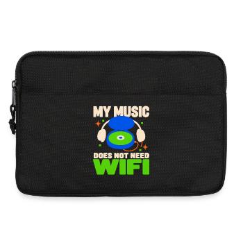 Cd-sammler Kompaktplatte Physisches Medium - Laptoptasche 13" - Schwarz - Vorne