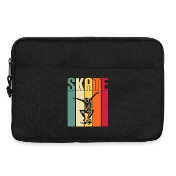 skateboard skaten skate sport fahren skaten - Laptoptasche 13" - Schwarz - Vorne