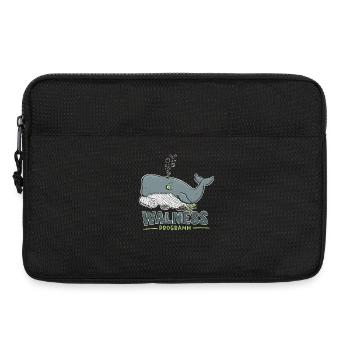 Walness Programm Wal Wellness Wortspiel - Laptoptasche 13" - Schwarz - Vorne