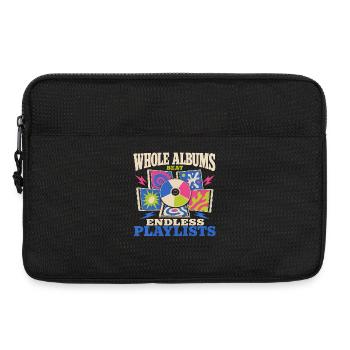 Cd-sammler Kompaktplatte Physisches Medium - Laptoptasche 13" - Schwarz - Vorne