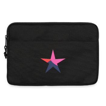 STERN. STERNE. STERN. FEST. JAHRESTAG. WEIHNACHTEN - Laptoptasche 13" - Schwarz - Vorne