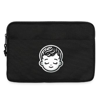Sommeil de la tête de bébé - Sacoche pour ordinateur portable 13 pouces - noir - Devant