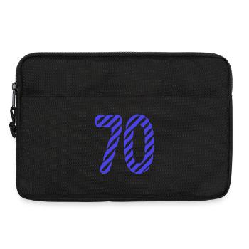 70. 70 ANS. 70e ANNIVERSAIRE. ANNIVERSAIRE 70 ANS. - Sacoche pour ordinateur portable 13 pouces - noir - Devant