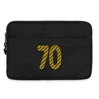 70. 70 JAHRE. 70-JÄHRIGES JUBILÄUM. 70-JÄHRIGES JUBILÄUM. - Laptoptasche 13" - Schwarz - Vorne