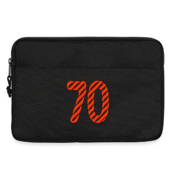 70. 70 JAHRE. 70-JÄHRIGES JUBILÄUM. 70-JÄHRIGES JUBILÄUM. - Laptoptasche 13" - Schwarz - Vorne