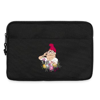 Garten Hipster - Laptoptasche 13" - Schwarz - Vorne