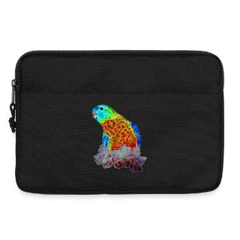 Perruche (13) - Sacoche pour ordinateur portable 13 pouces - noir - Devant