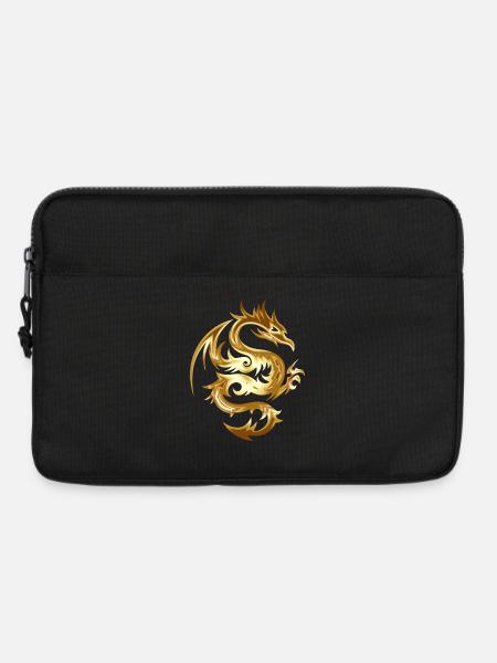 Drachen - Laptoptasche 13" - Schwarz