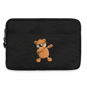Dabbender BraunbärI Dab Dance Tiere I Dabbing Bär - Laptoptasche 13" - Schwarz - Vorne