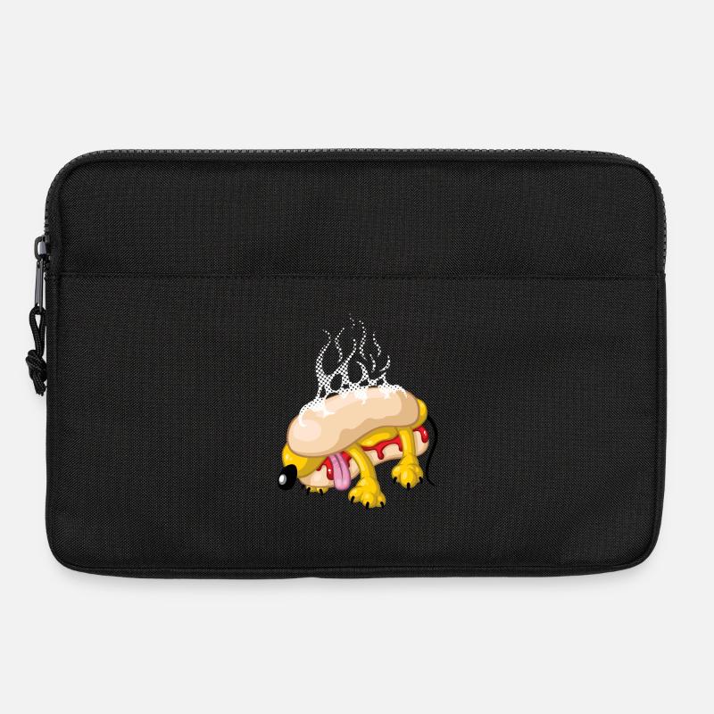 Hot dog - Laptoptasche 13" - Schwarz