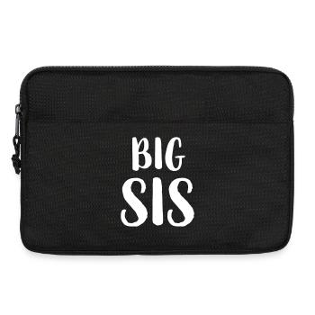 big sis Schwester Geschwister Familie Geschenk - Laptoptasche 13" - Schwarz - Vorne