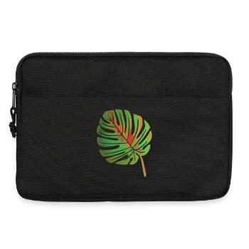 Feuille de Monstera - Sacoche pour ordinateur portable 13 pouces - noir - Devant