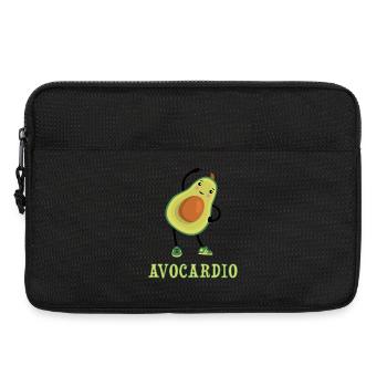 Avocardio lustig - Laptoptasche 13" - Schwarz - Vorne