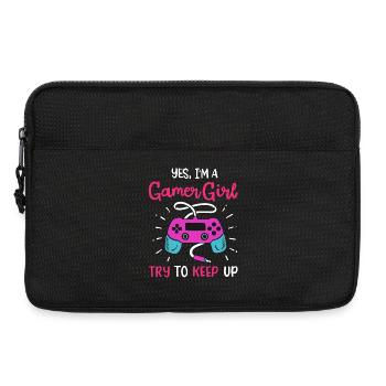 Gamer Girl Gamer Gaming - Laptoptasche 13" - Schwarz - Vorne