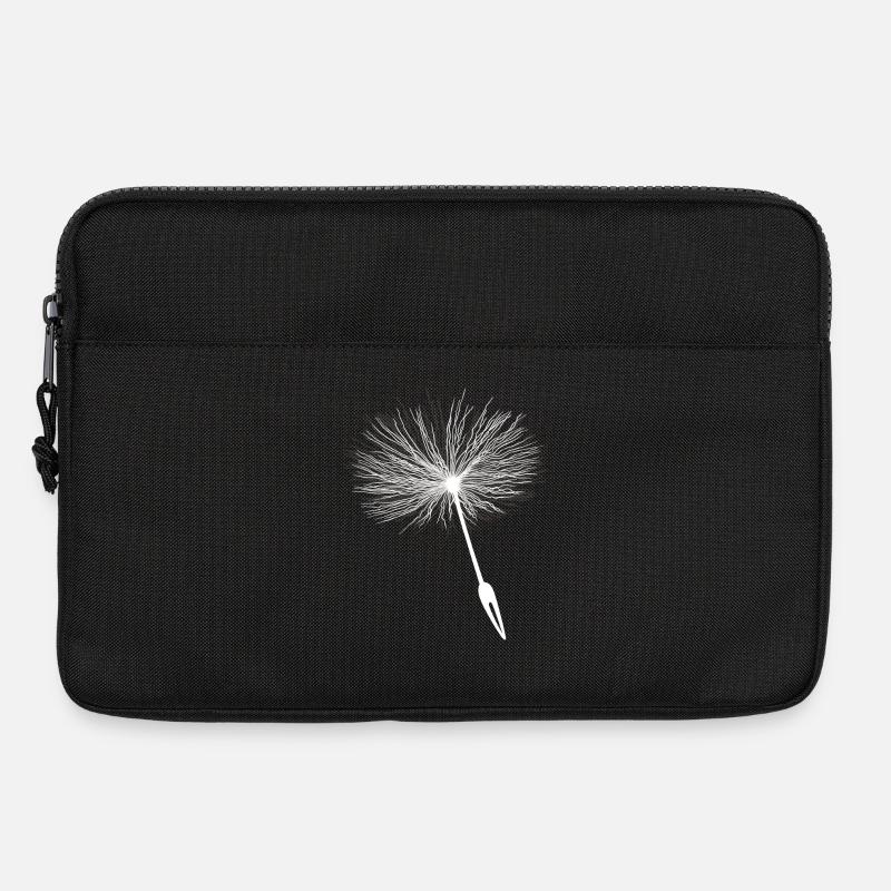 Loewenzahn Samen Pusteblume - Laptoptasche 13" - Schwarz