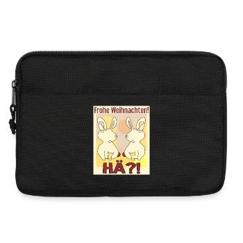Osterhasen Weihnachtsfeier - Laptoptasche 13" - Schwarz - Vorne
