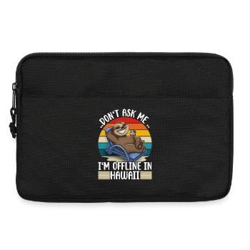 Voyage de vacances à Hawaï Sloth - Sacoche pour ordinateur portable 13 pouces - noir - Devant