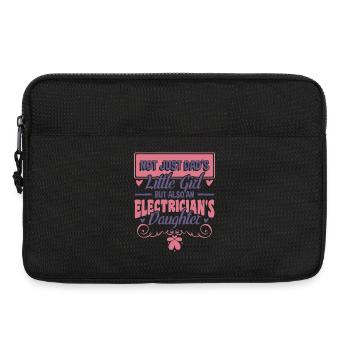 Fille électricienne - Sacoche pour ordinateur portable 13 pouces - noir - Devant