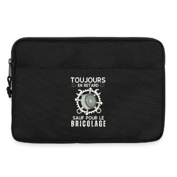Toujours en re sauf pour le bricolage 1 - Sacoche pour ordinateur portable 13 pouces - noir - Devant