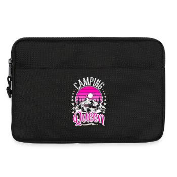 Camping Queen Camper Camping Grand-mère - Sacoche pour ordinateur portable 13 pouces - noir - Devant