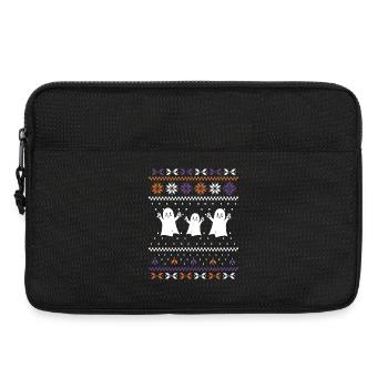 Trois doux fantômes - Sacoche pour ordinateur portable 13 pouces - noir - Devant