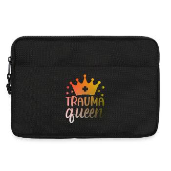 Trauma Queen Krankenschwester - Laptoptasche 13" - Schwarz - Vorne