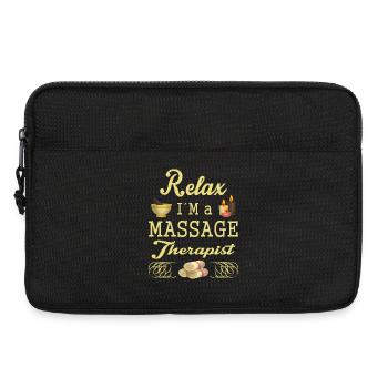 Massage therapy - Laptop bag 13" - black - Front