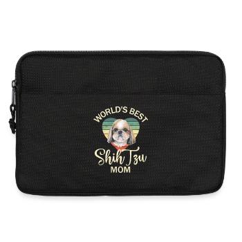 Hund Shih Tzu - Laptoptasche 13" - Schwarz - Vorne